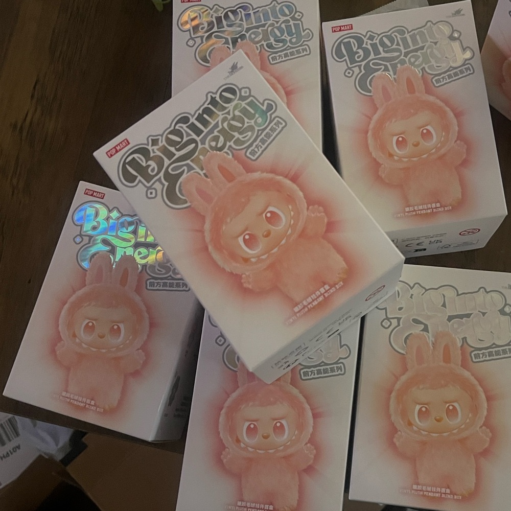 New big into energy labubu SEALED have proof of purchase and authenticity
